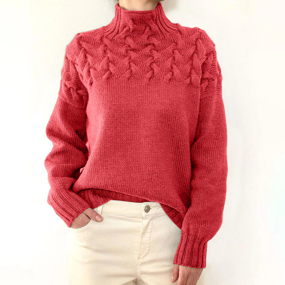 Catherine | Warm Knitted Turtleneck